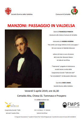 Manzoni. Passaggio in Valdelsa