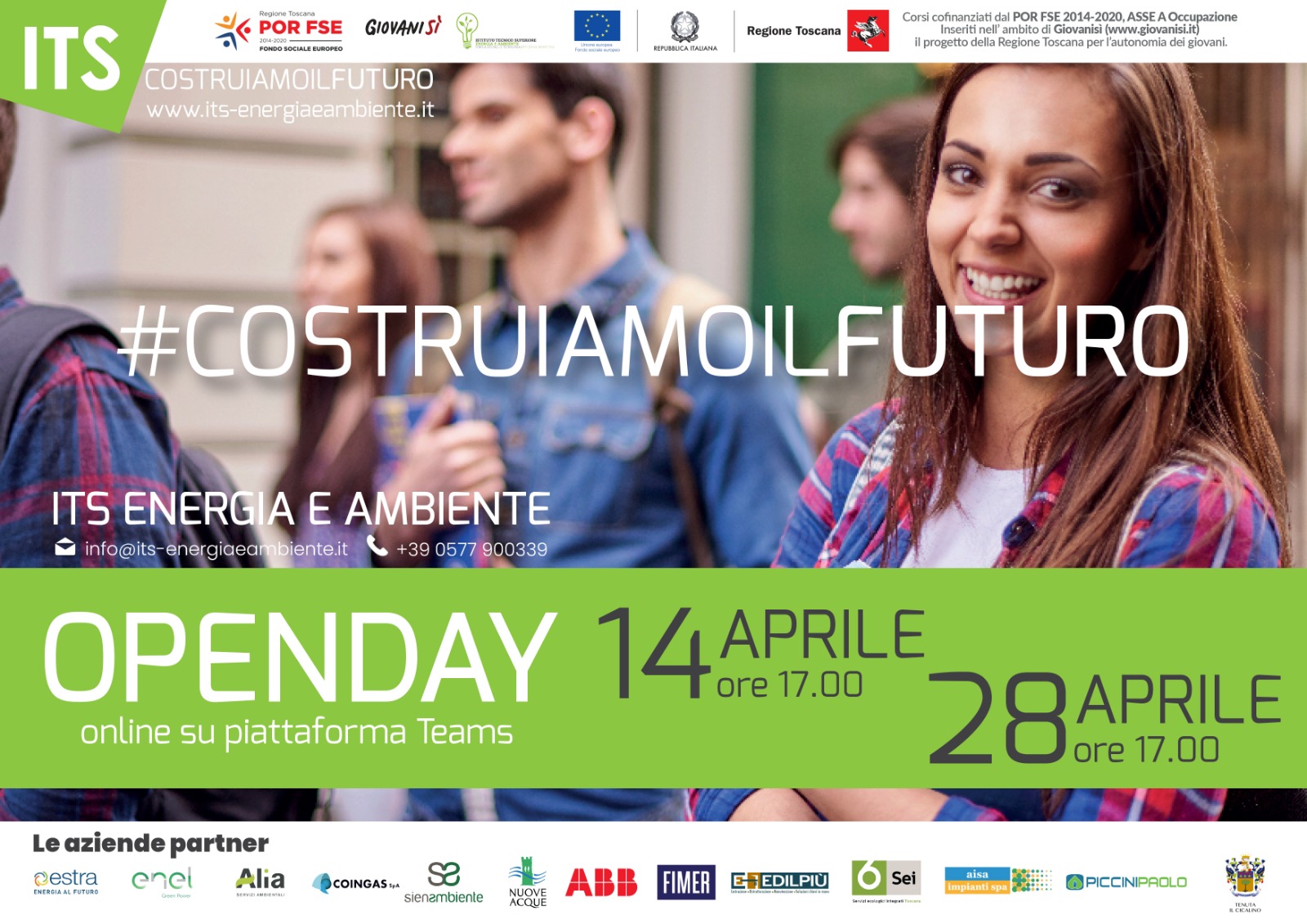 Open day ITS 14-28 Aprile 21